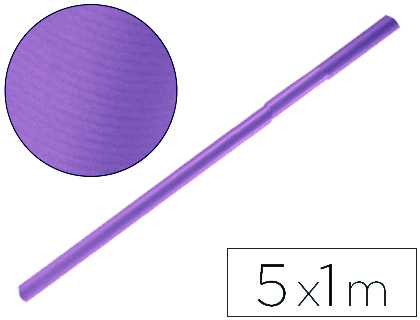 Papel kraft verjurado Liderpapel violeta rollo 5x1 m.